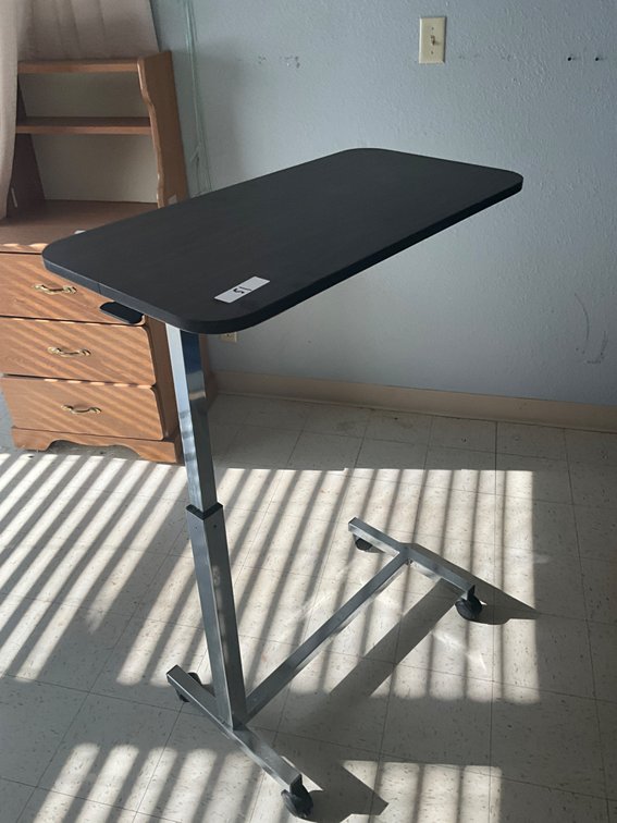 Rolling side table
