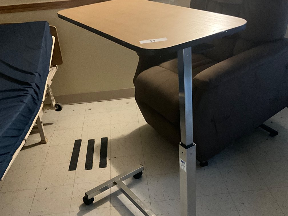Rolling side table