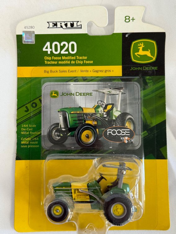 ERTL  John Deere Chip Foose Modified 4020 Tractor