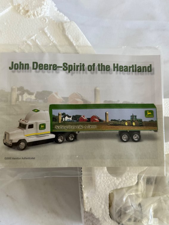 John Deere Spirit of the Heartland Semi Truck & Trailer 