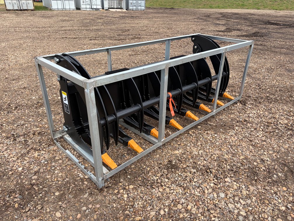 Unused 2026 Great Bear Skid Steer 78" Heavy Grass Fork Grapple