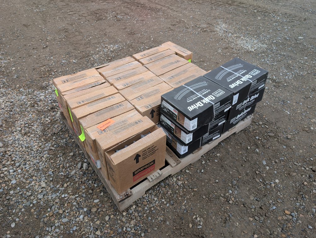 Unused Pallet of Assorted Hardware
