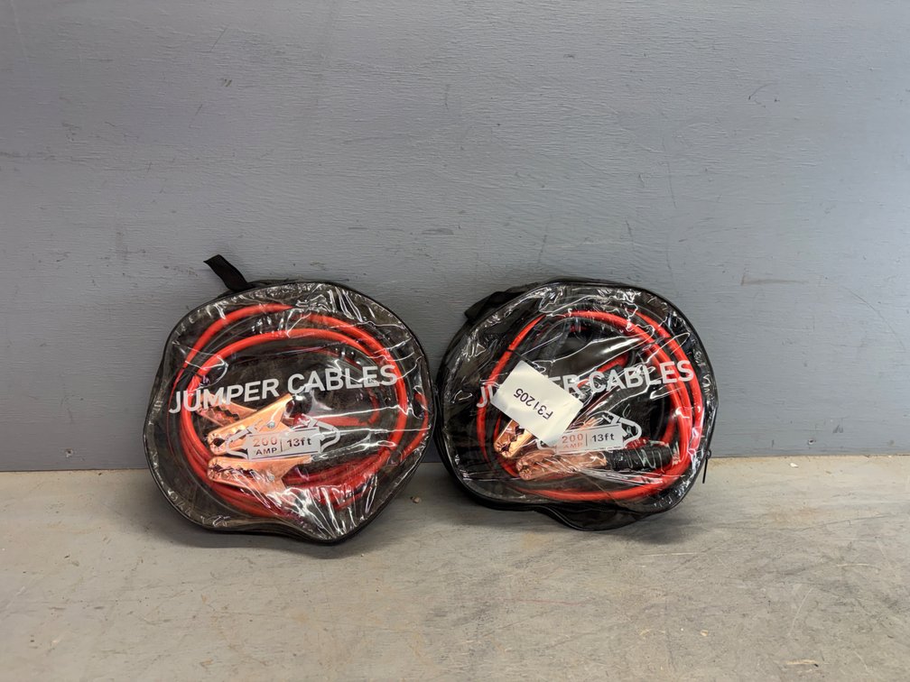 (2) Unused 13' Jumper Cables
