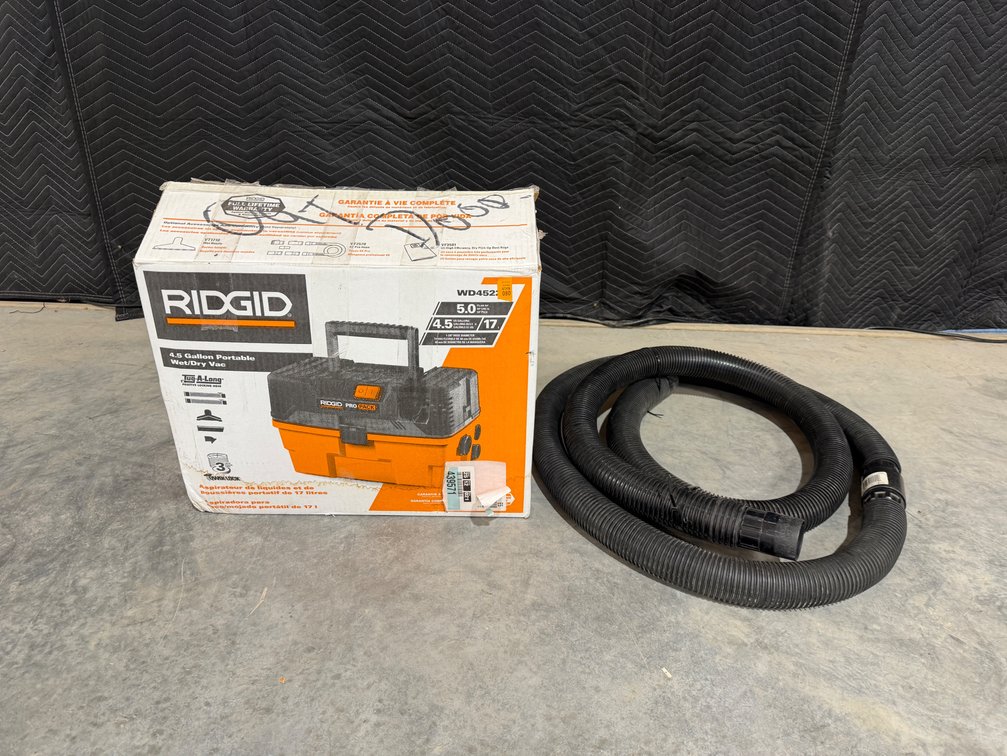Ridgid WD4522 Portable 4Gal Wet/Dry Vacuum