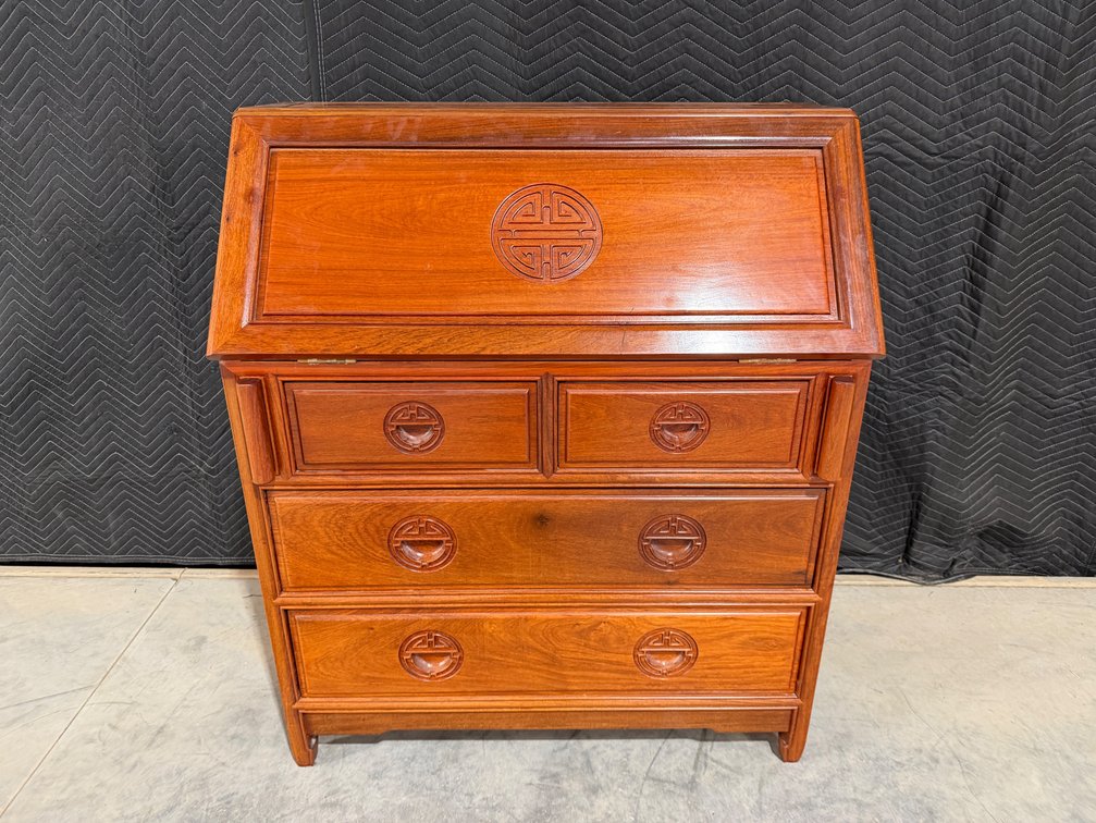 Vintage Chinese Rosewood Writing Bureau (Secratary Desk)