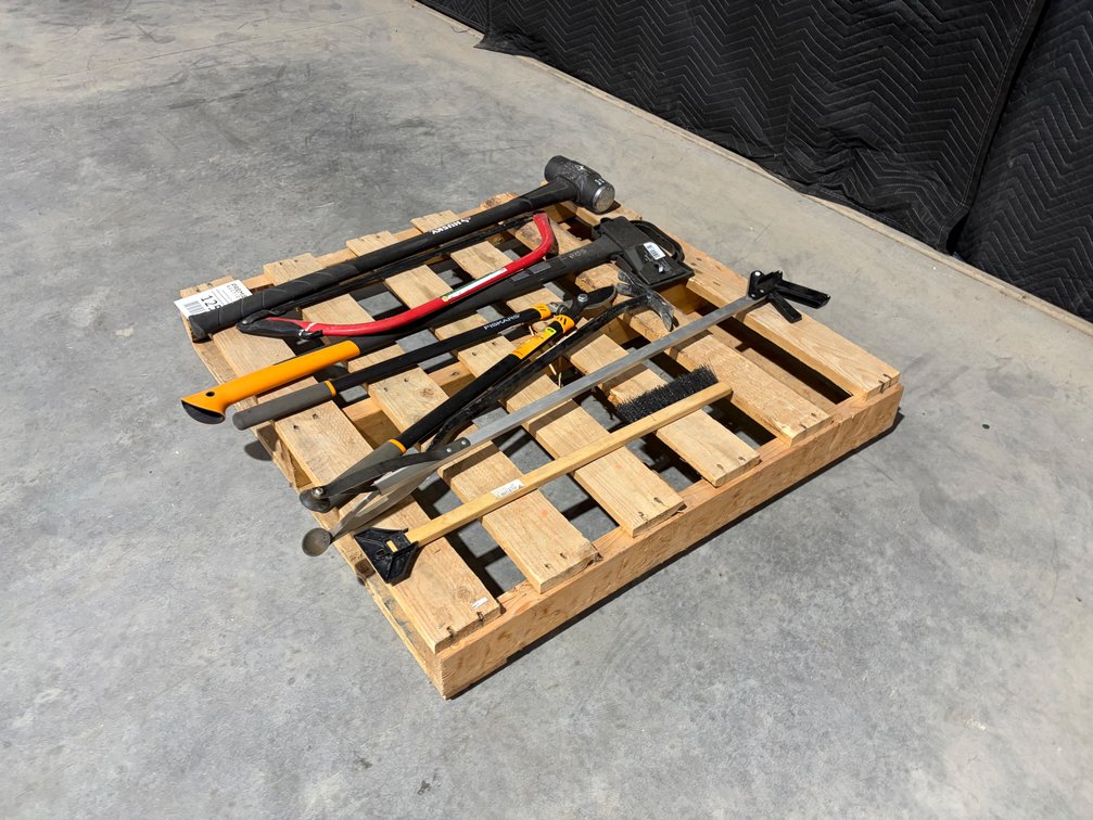 Pallet of Yard Implements