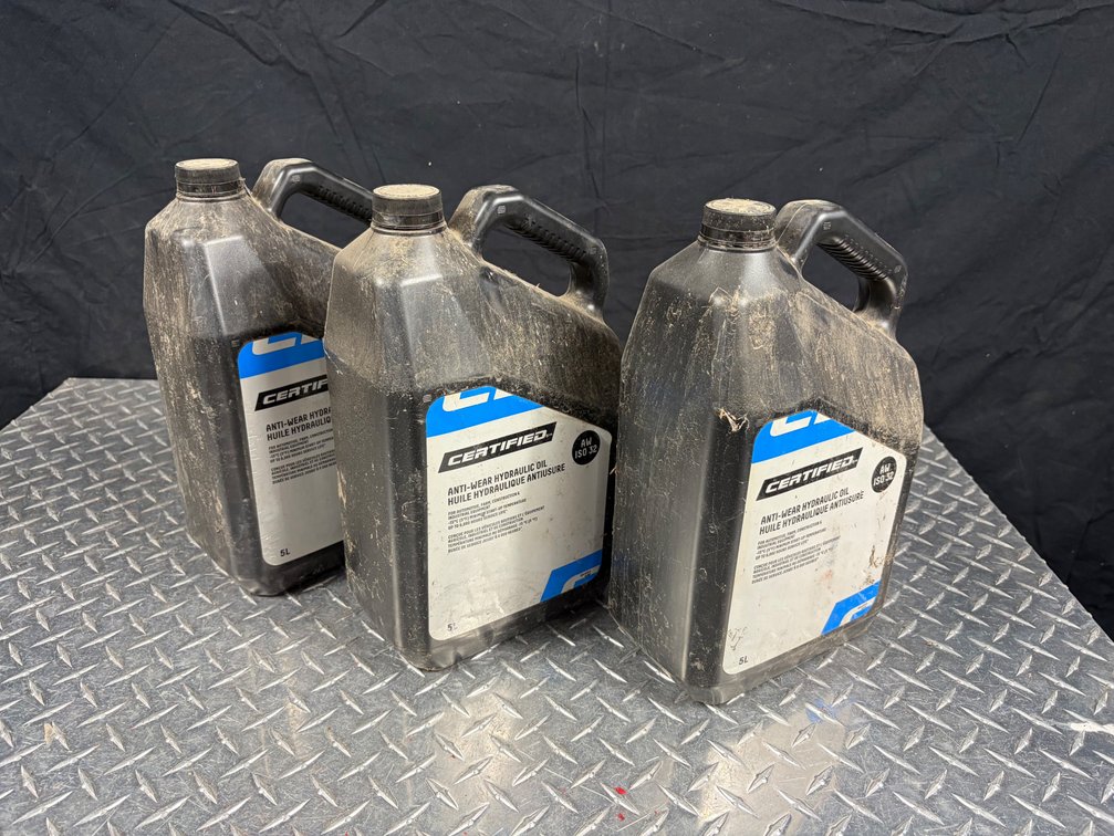 (3) Certified Hydraulic Oil