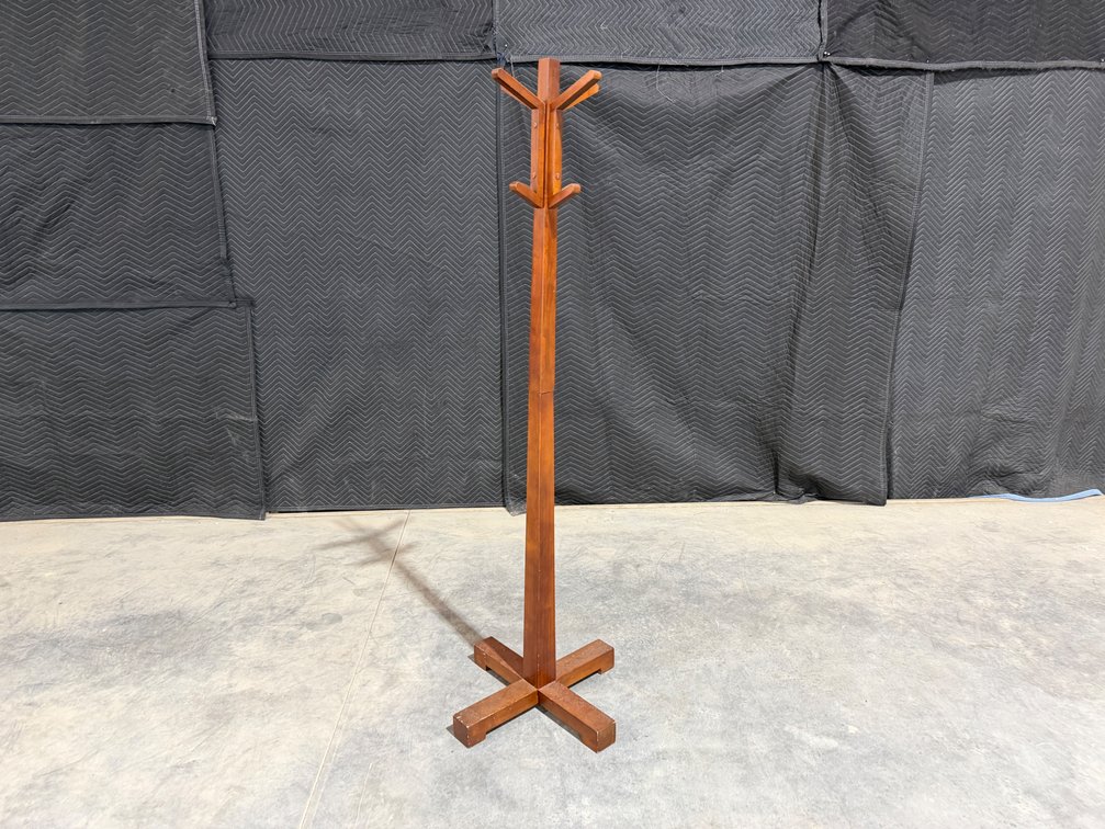Vintage Wooden Coat Rack