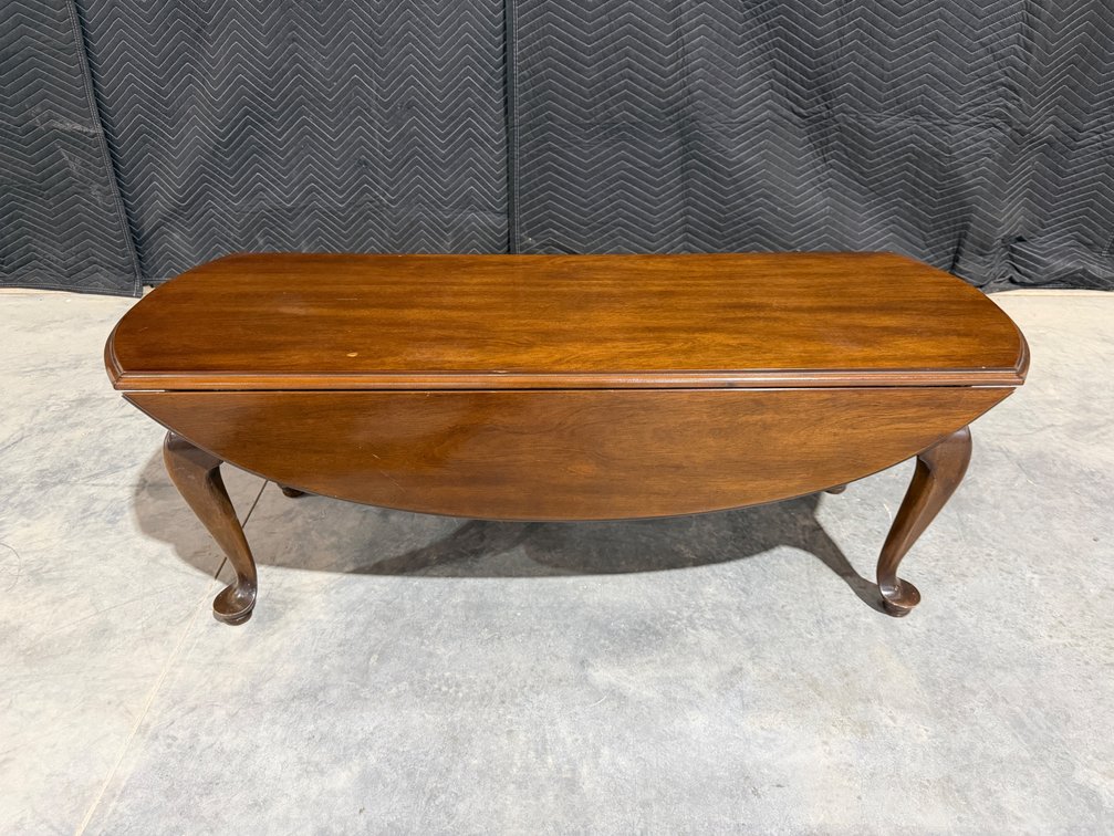 Vintage Drexel Wooden Drop Leaf Coffee Table