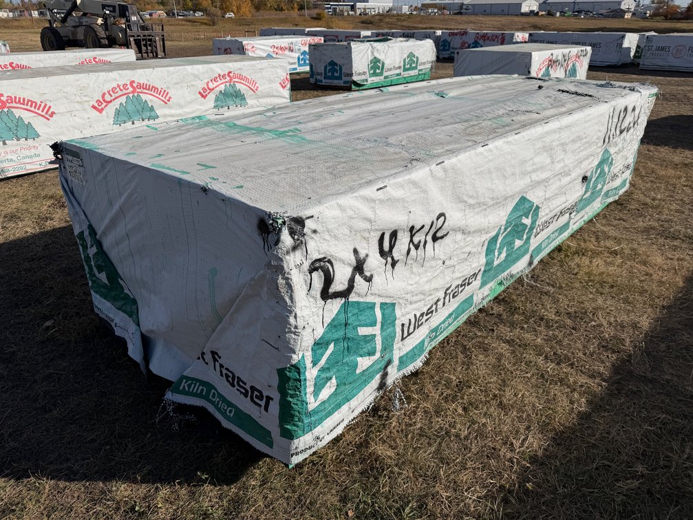 (294) Unused 2" x 4" x 12' SPF Boards