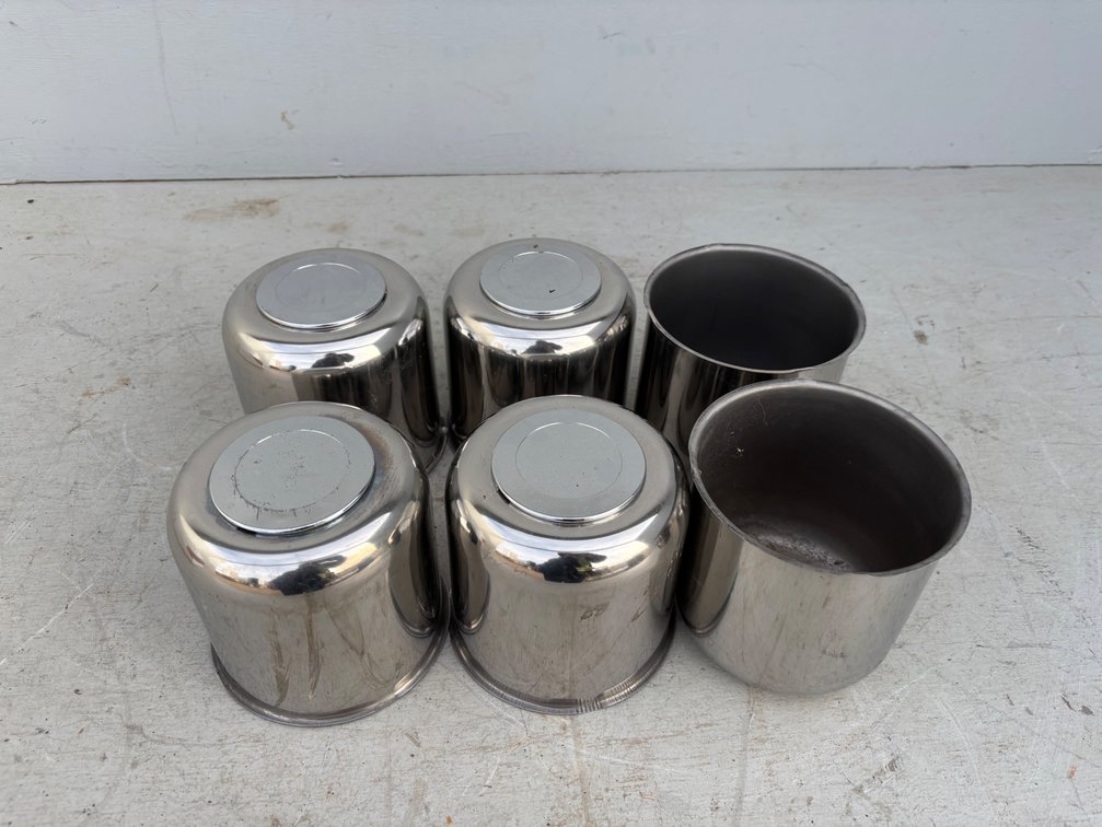 (6) Trailer Wheel Centre Caps