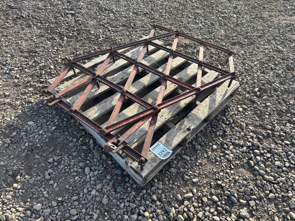 Vintage Steel Diamond Harrows