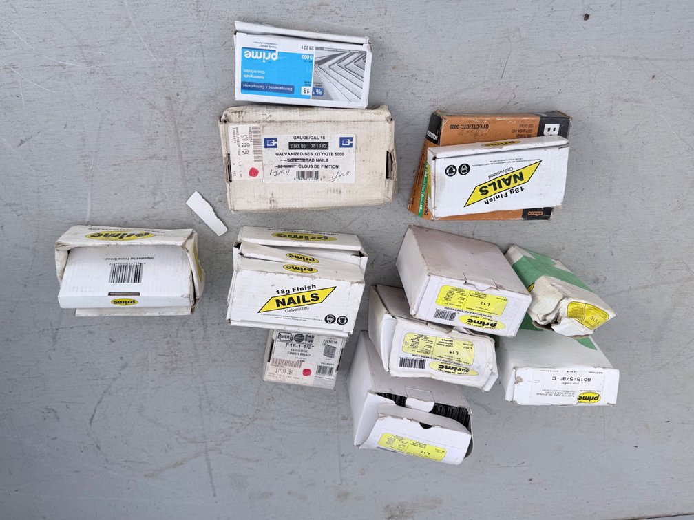 Box of Pneumatic Nail Gun
