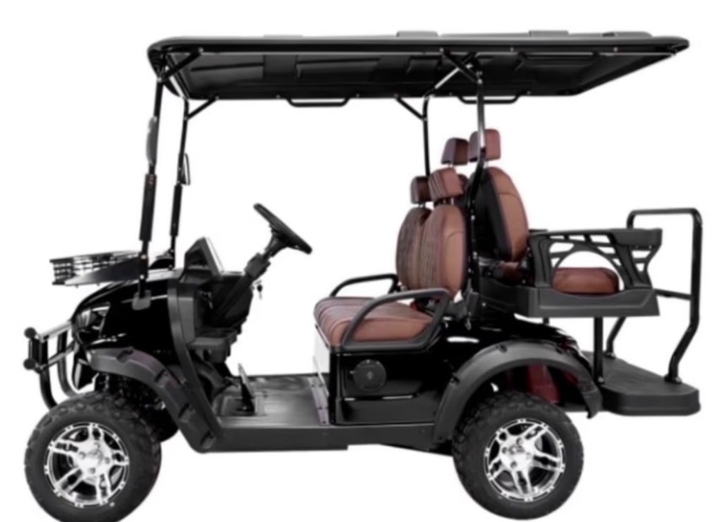 Unused Unassembled 2026 SDLG80 Black 4-Seater Golf Cart