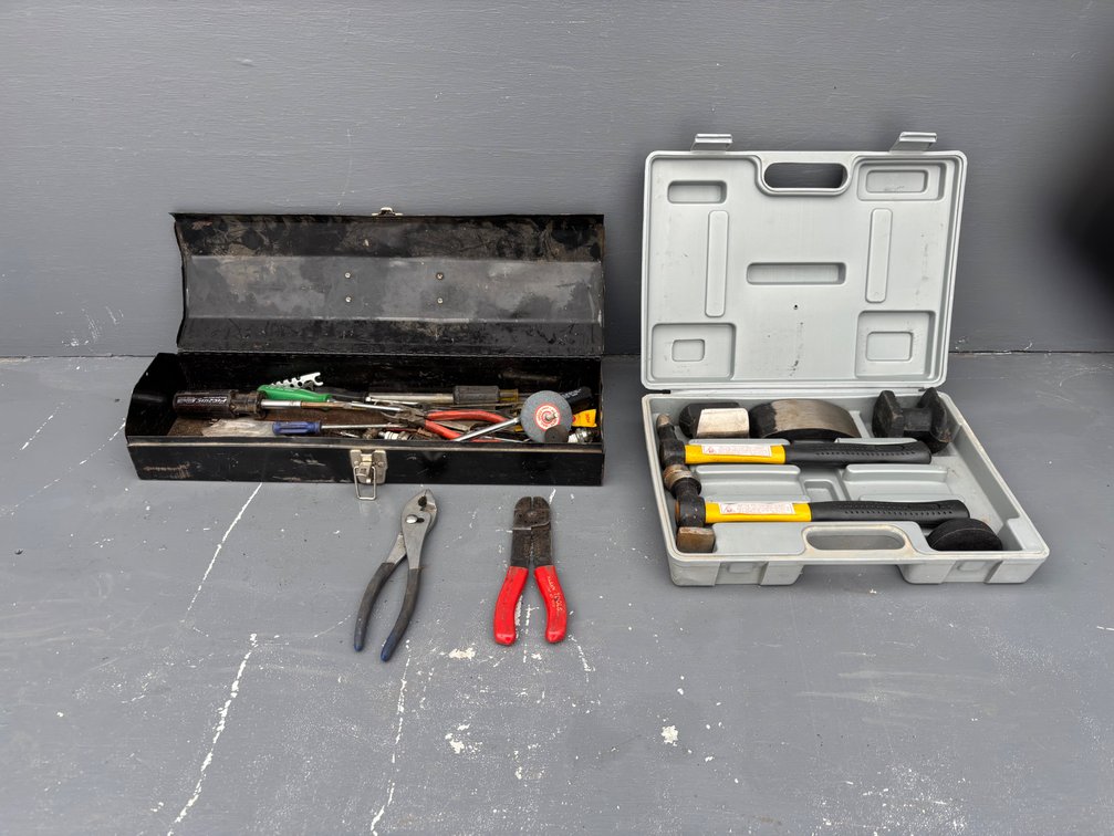 7-Piece Auto Body Repair Hammer and Dolly Set