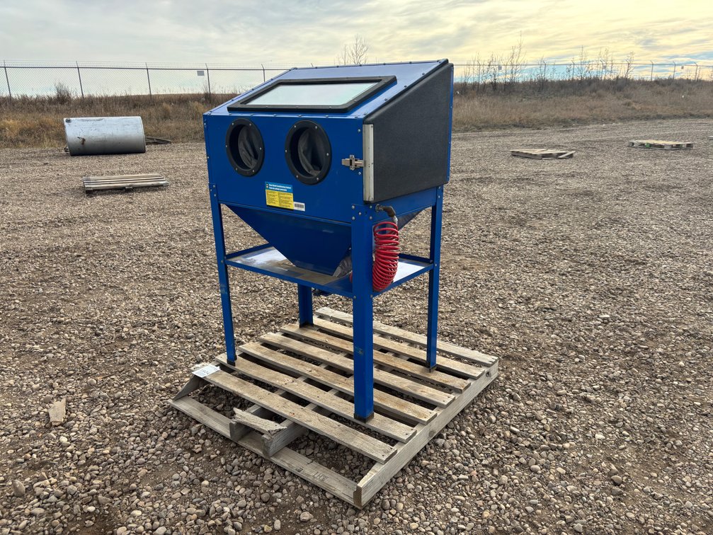Unused Powerfist Sand Blasting Cabinet