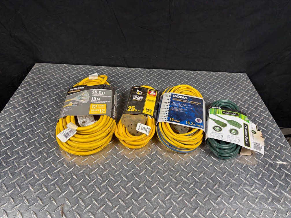 Asst. Unused Extension Cords