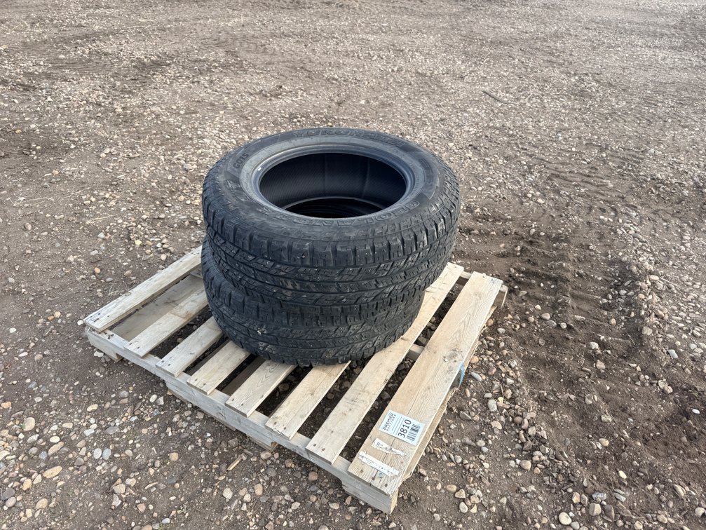 (2) Yokohama Geolander A/T Tires