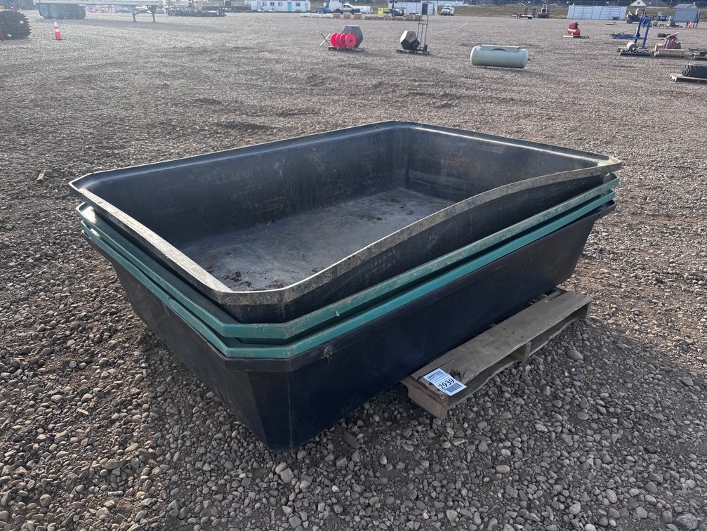 (4) Heavy Duty Troughs
