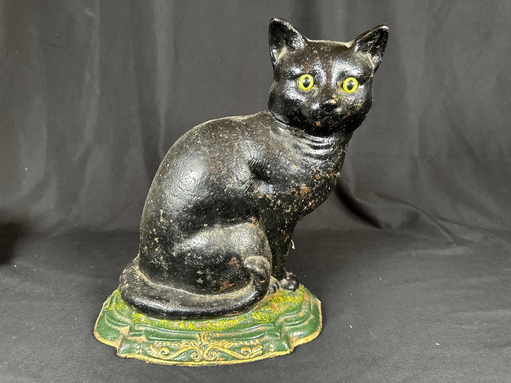 Cast Iron Cat Doorstop