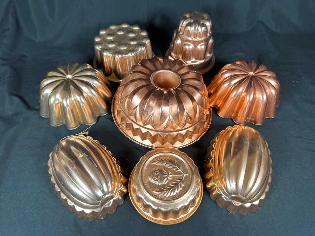Vintage Copper Molds (8)