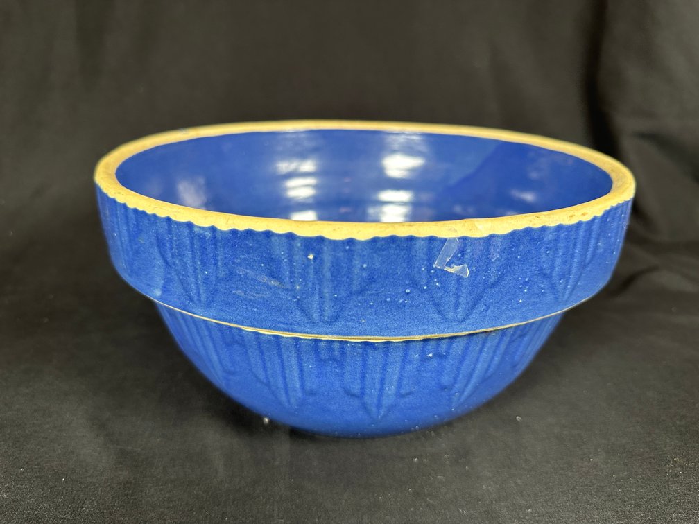 Blue Stoneware Bowl