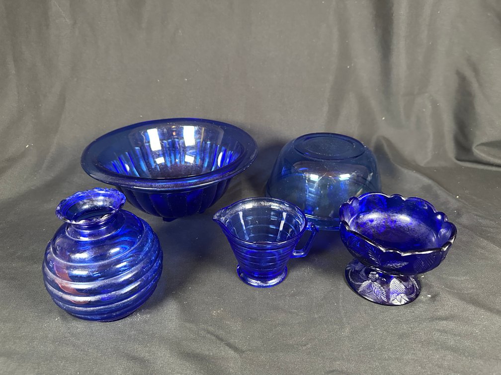 Cobalt Blue Glassware (5)