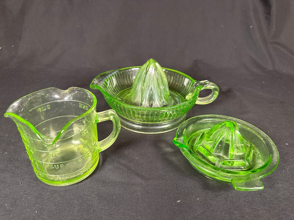 Green Depression Glass (3)