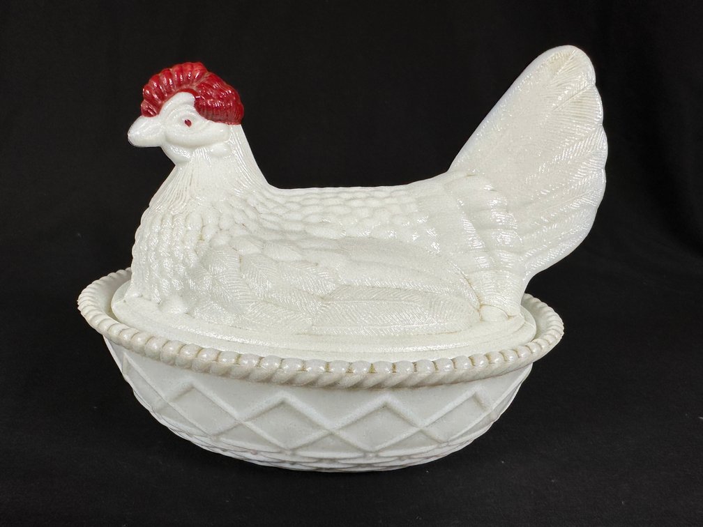 Westmoreland Glass Hen Covered Dish