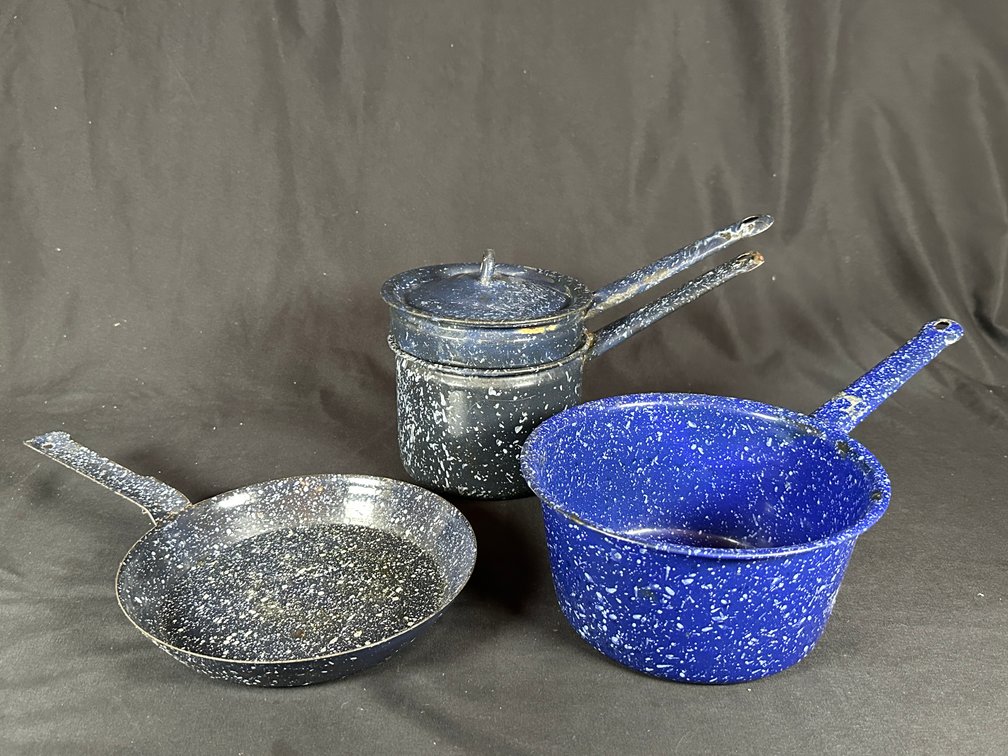 Blue Speckled Enamelware (3)