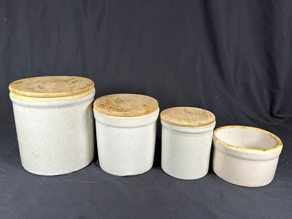 Stoneware Crocks (4)
