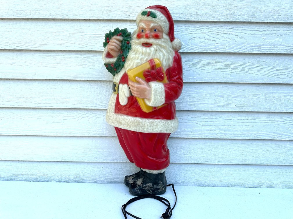 Vintage Santa Blow Mold (1)