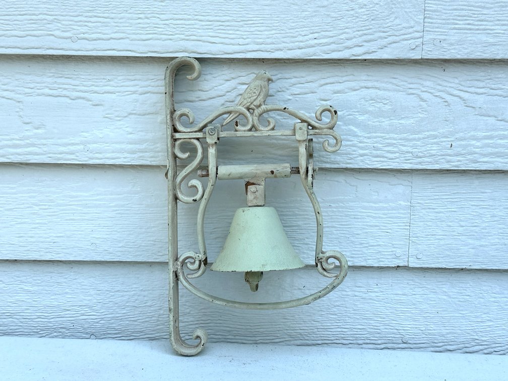 Cast Metal Wall Bell (1)