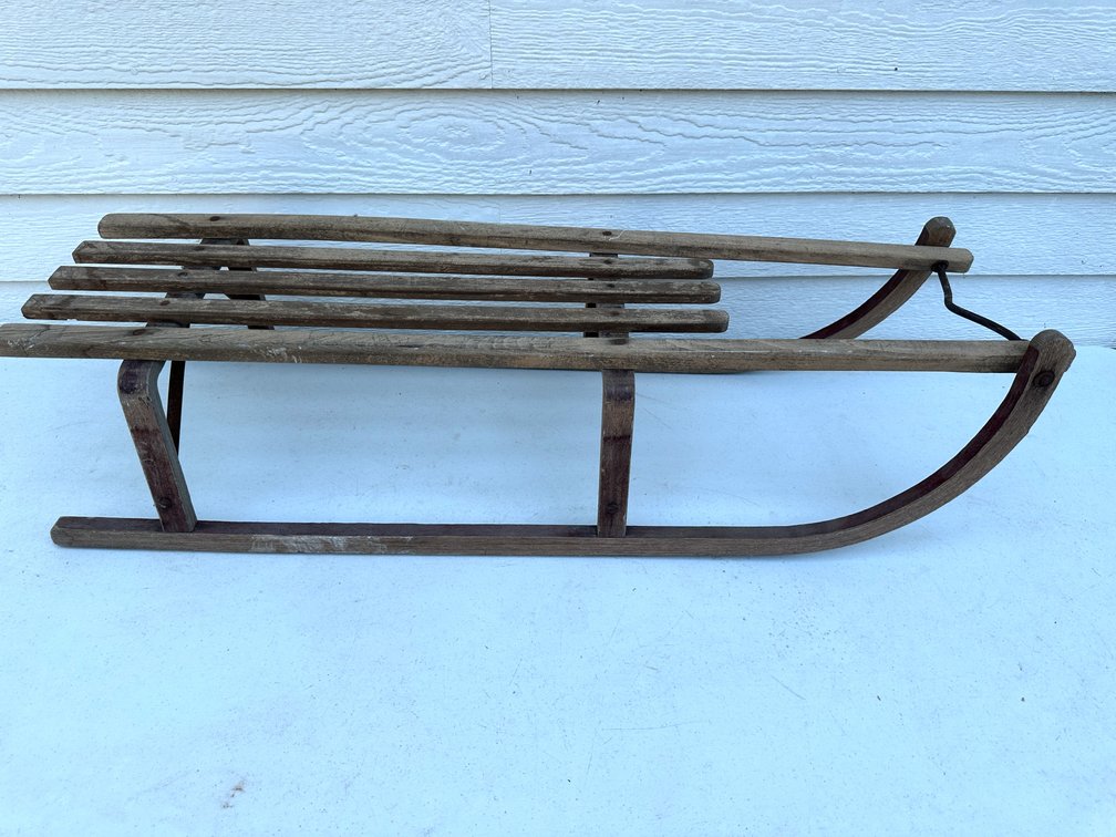 Vintage Wooden Sled