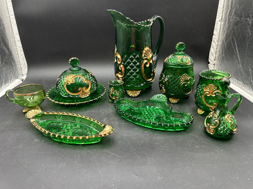 Croesus Pitcher & Serving Dishes