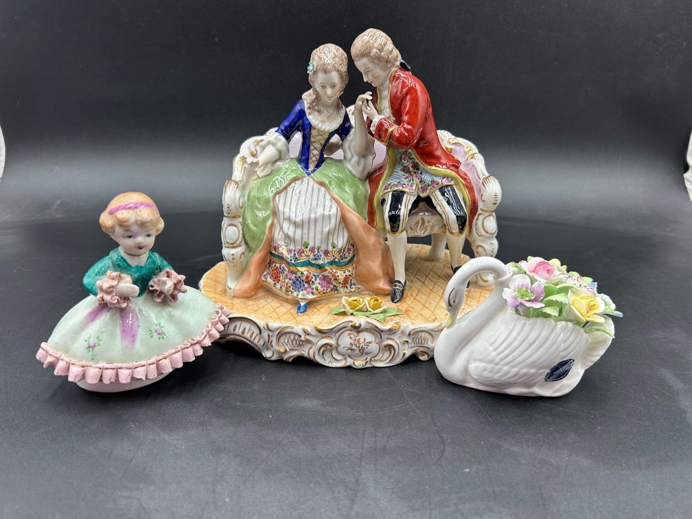Figurines and Swan