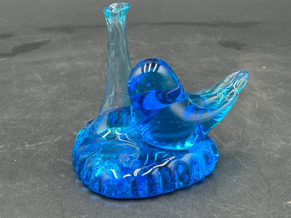 Bluebird of Happiness with Vase