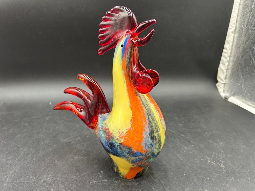 Art Glass Rooster