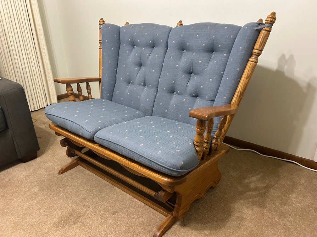 Loveseat Glider Rocker