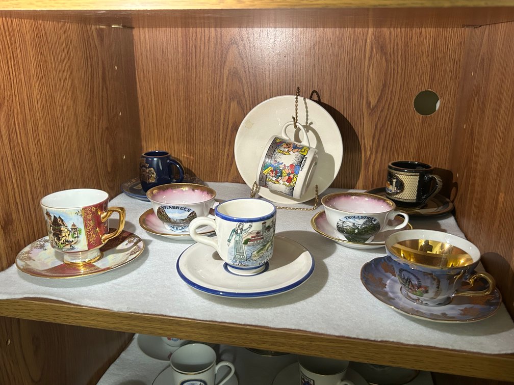 Porcelain Cups and Saucers #2