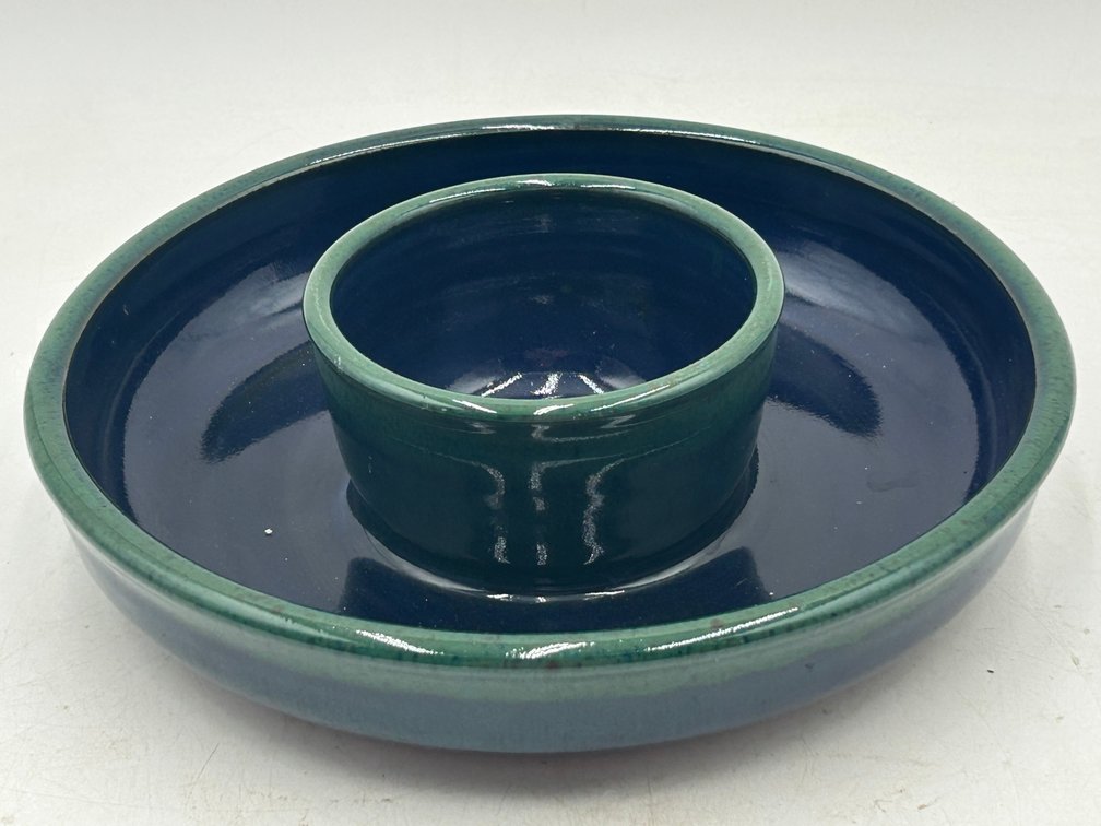Handcrafted Coburn Chip and Dip Bowl