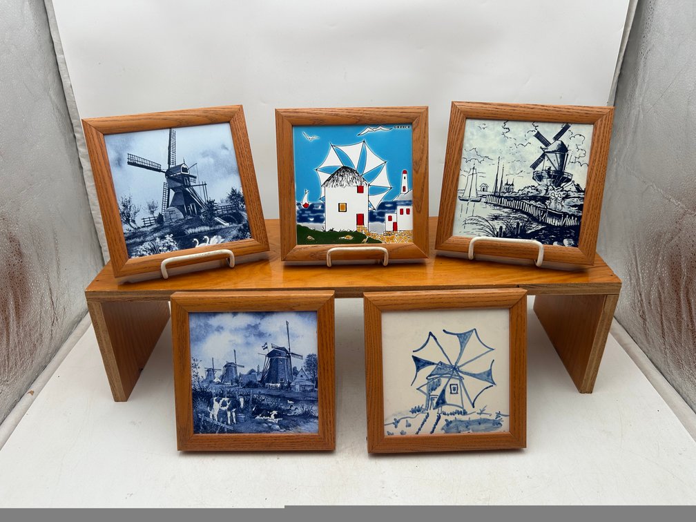 Framed Windmill Tiles