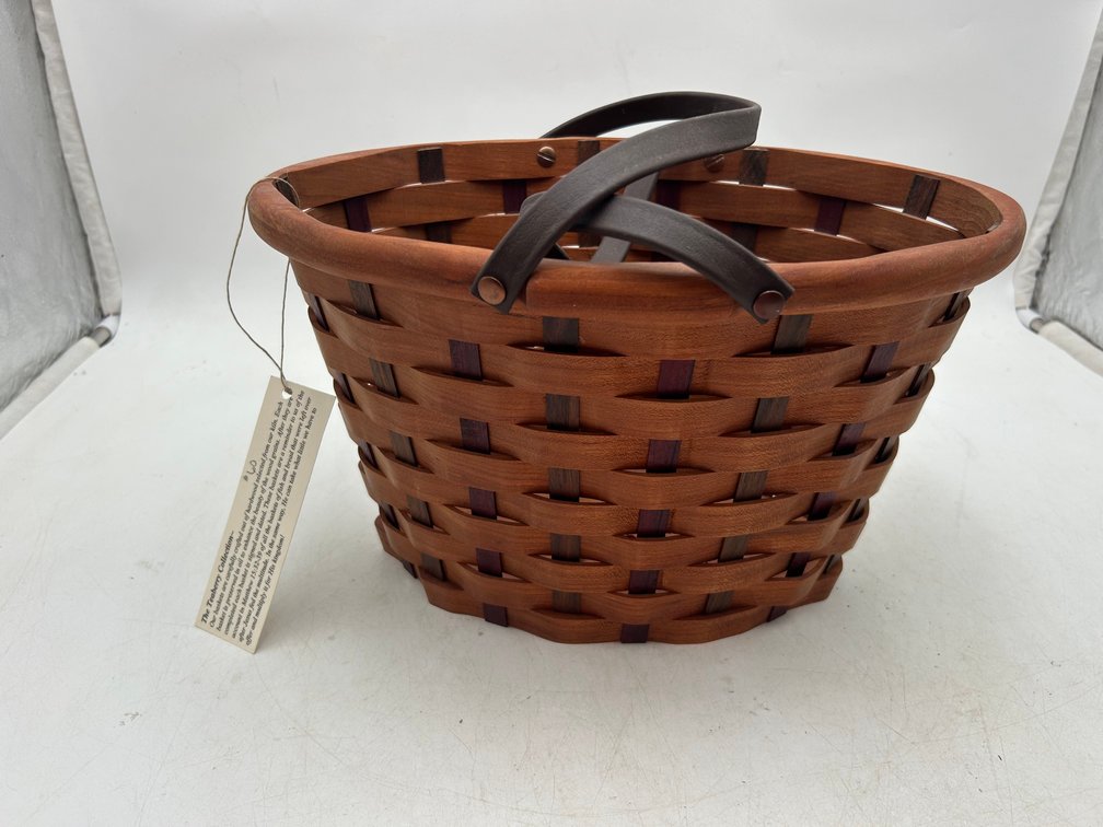 Teaberry Collection Hardwood Basket