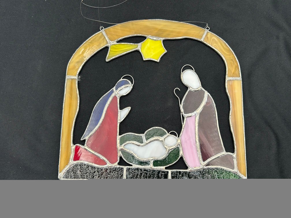 Stained Glass Holy Family