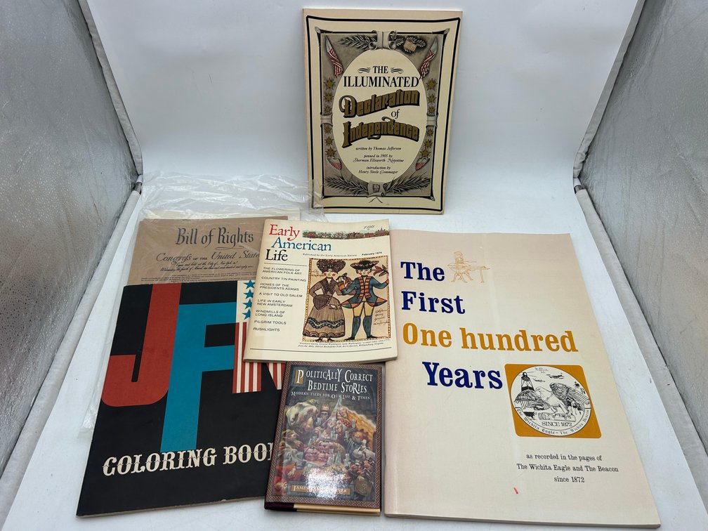 JFK Coloring Book, "Politically Correct Bedtime Stories", & More
