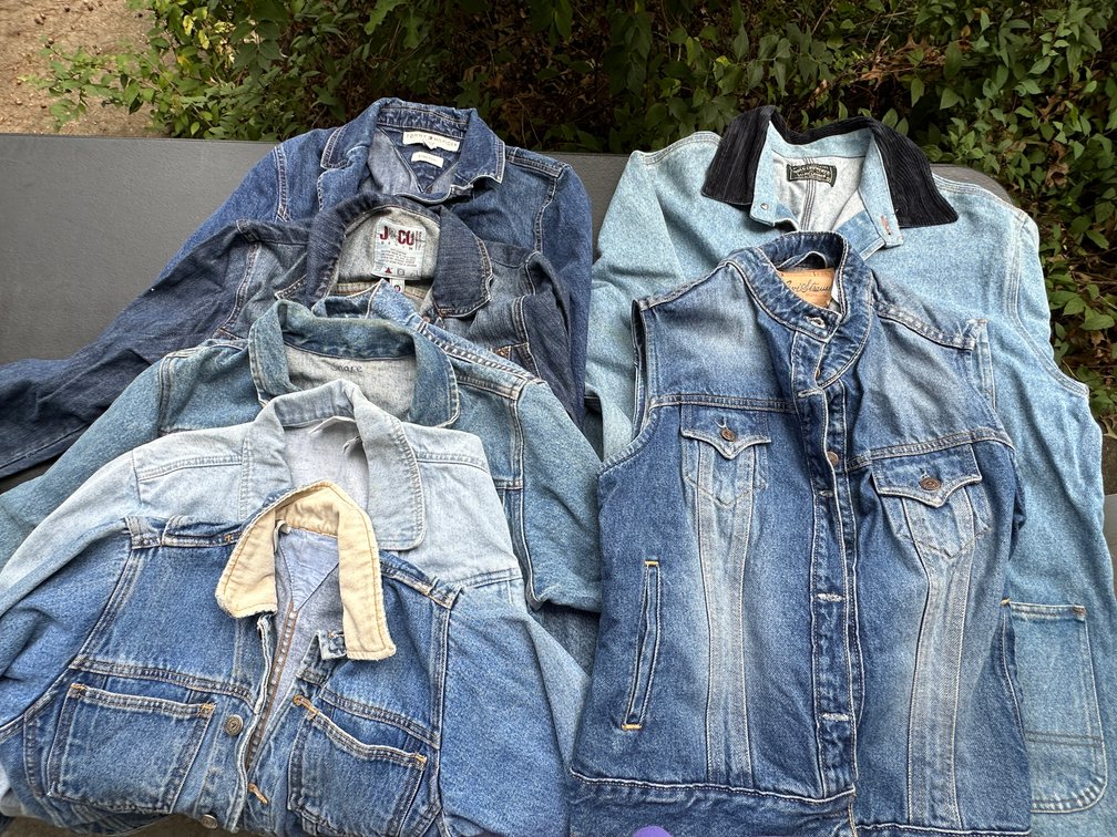 Blue Denim Jackets and Vest