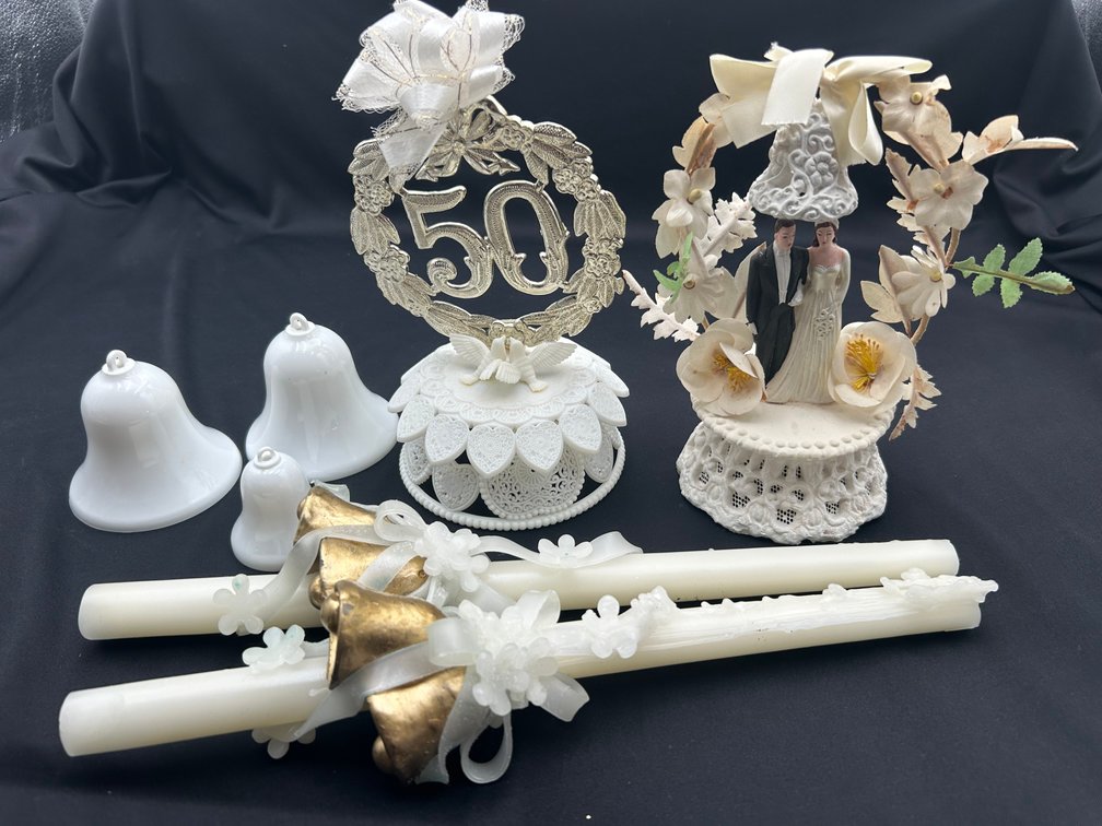 Vintage Cake Toppers and Candles