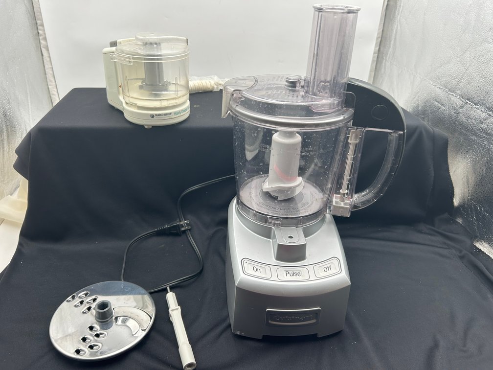 Cuisinart Food Processor with Black & Decker Handy Chopper