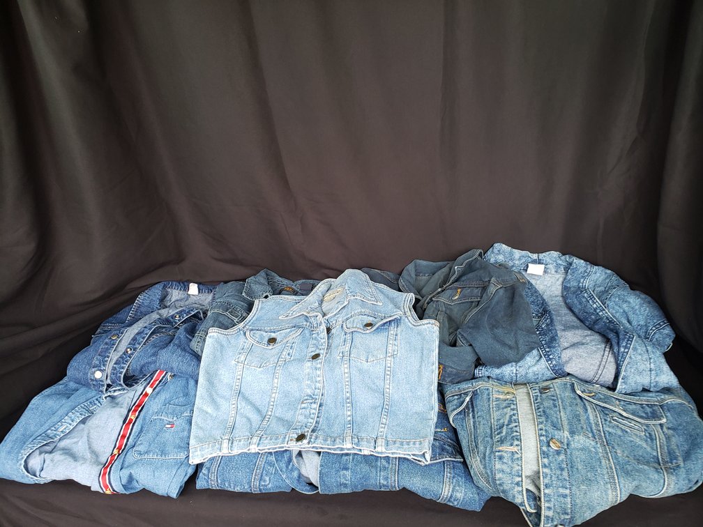 Denim Jackets, Sleeveless Vest, and Shirts