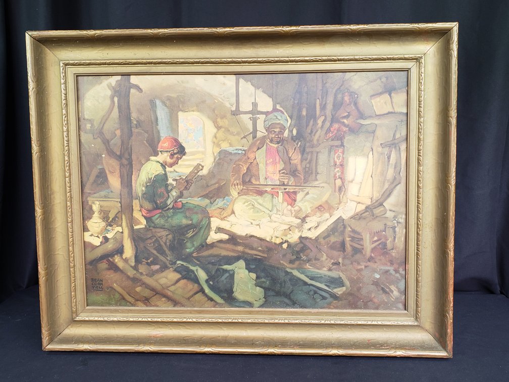 Dean Cornwell Framed Print in Molded Gilt Frame